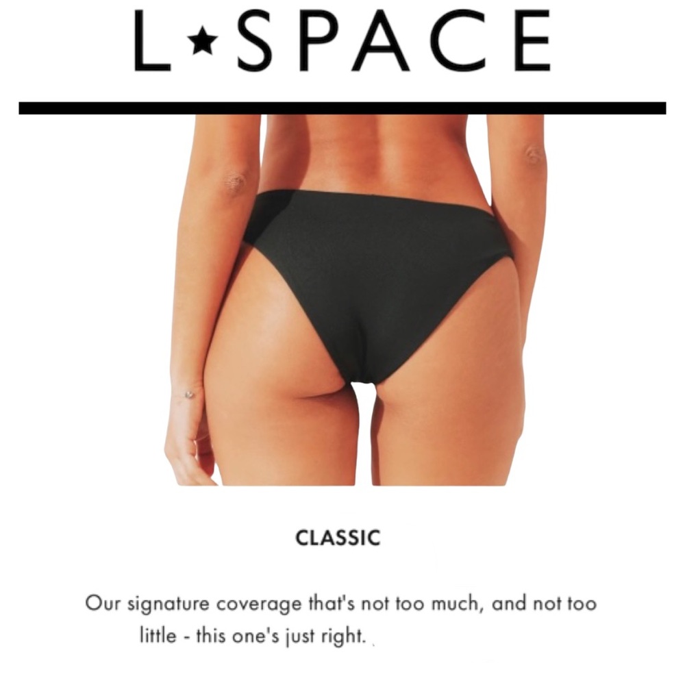 L*Space Shimmer Sandy Bikini Bottom - Picture 3 of 12